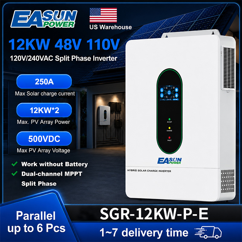Grid Tie Inverter Limiter 2000W - EASUN POWER 12KW Split Phase Inverter
