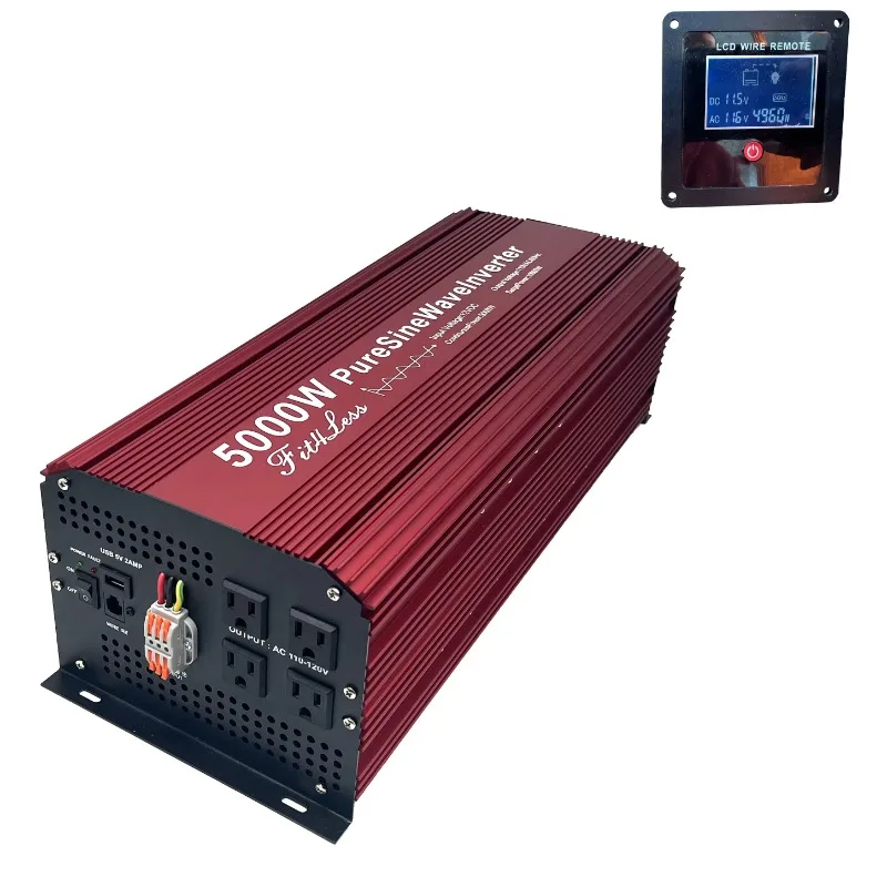 Fit4Less 5000W Pure Sine Wave  - đánh giá và giá Pure Sine Wave Inverter 5000W 48V 220V