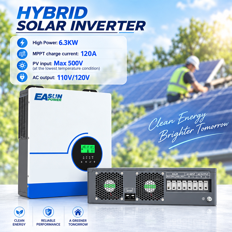 EASUN POWER Hybrid Solar Inver - đánh giá và giá Grid Tie Inverter Limiter 2000W