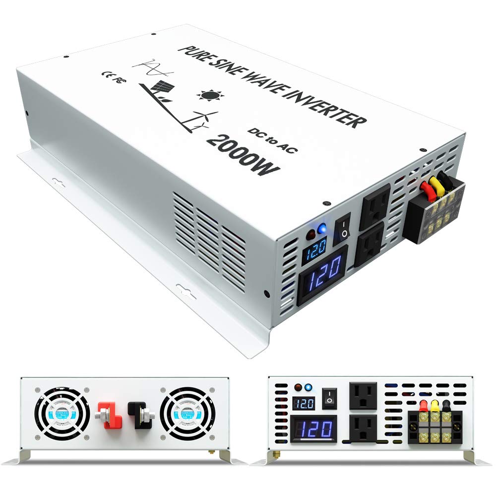 Tắt Lưới Biến Tần Năng Lượng M - đánh giá và giá Inverter Pure Sine Wave 60Hz 120V 3000W
