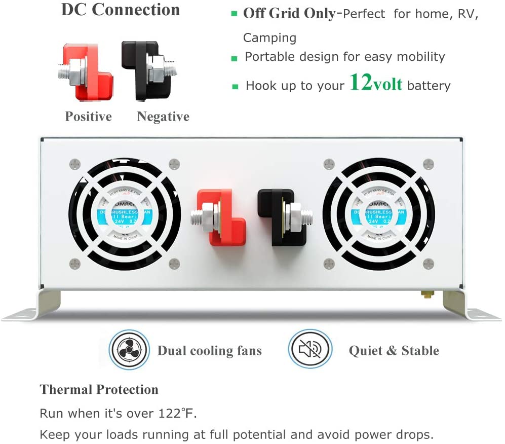 Nguyên Chất Sin Sóng Inverter  - đánh giá và giá Inverter Pure Sine Wave 60Hz 120V 3000W