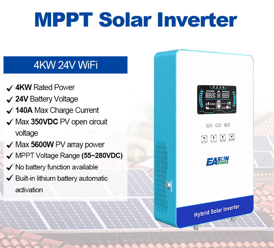 EASUN POWER 4000W Solar Invert - đánh giá và giá Grid Tie Inverter Limiter 2000W